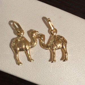 14 karat gold, camo pendants